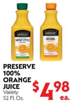 La Chiquita Food Market PRESERVE 100% ORANGE JUICE offer