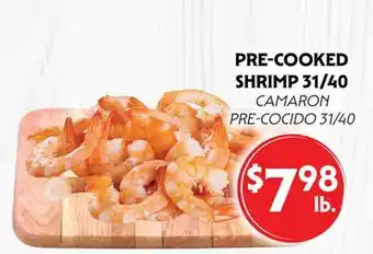 La Chiquita Food Market PRE-COOKED SHRIMP 31/40 offer