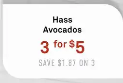 Standard Market Hass Avocados offer