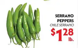 La Chiquita Food Market SERRANO PEPPERS offer