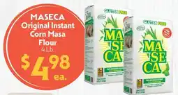 La Chiquita Food Market MASECA Original Instant Corn Masa Flour offer