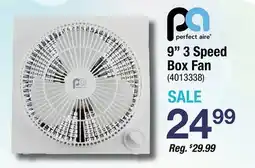 Ace Hardware 9 3 Speed Box Fan offer