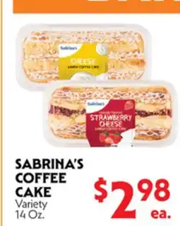 La Chiquita Food Market SABRINA'S COFFEE CAKE offer