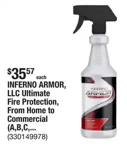 The Home Depot INFERNO ARMOR, LLC Ultimate Fire Protection, From Home to Commercial (A,B,C,D and K) offer