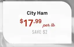 Standard Market City Ham offer