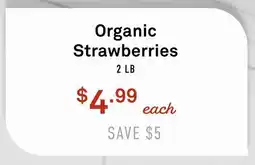 Standard Market Organic Strawberries offer