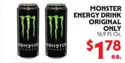 La Chiquita Food Market MONSTER ENERGY DRINK ORIGINAL ONLY offer