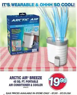Ace Hardware ARCTIC AIR BREEZE 45 SQ. FT. PORTABLE AIR CONDITIONER & COOLER offer