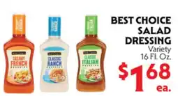 La Chiquita Food Market BEST CHOICE SALAD DRESSING offer