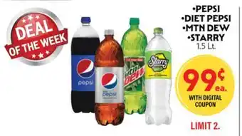 La Chiquita Food Market •PEPSI •Diet Pepsi •MTN DEW •STARRY offer