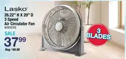 Ace Hardware Lasko 26.22 H X 20 D 3 Speed Air Circulator Fan offer