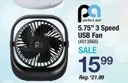 Ace Hardware 5.75 3 Speed USB Fan offer