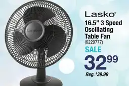 Ace Hardware Lasko 16.5 3 Speed Oscillating Table Fan offer