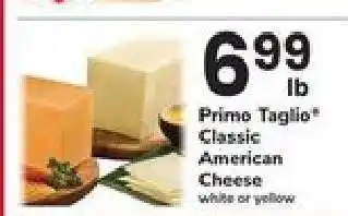 Safeway Primo Taglio Classic American Cheese offer