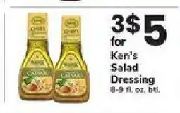 Safeway Ken's Salad Dressing offer