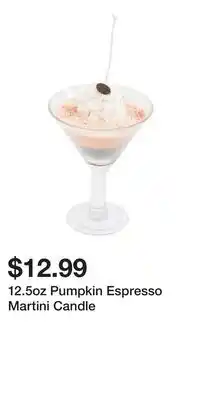 TJ Maxx 12.5oz Pumpkin Espresso Martini Candle offer