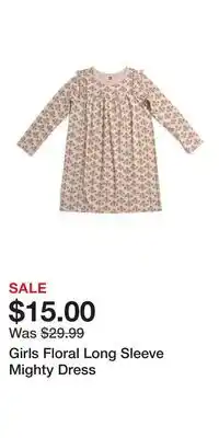 TJ Maxx Girls Floral Long Sleeve Mighty Dress offer