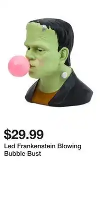 TJ Maxx Led Frankenstein Blowing Bubble Bust offer