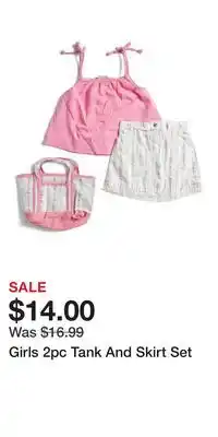 TJ Maxx Girls 2pc Tank And Skirt Set offer