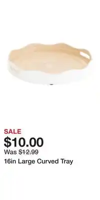 TJ Maxx 16in Large Curved Tray offer