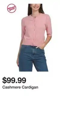 TJ Maxx Cashmere Cardigan offer