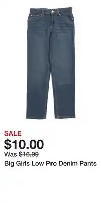TJ Maxx Big Girls Low Pro Denim Pants offer