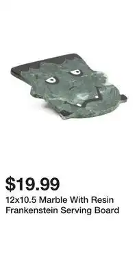 TJ Maxx 12x10.5 Marble With Resin Frankenstein Serving Board offer