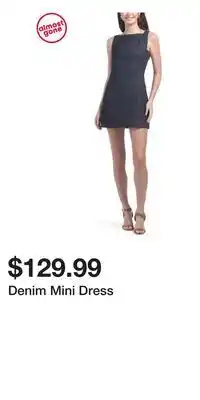 TJ Maxx Denim Mini Dress offer