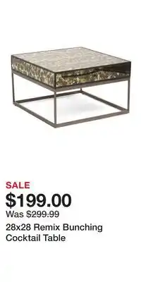 TJ Maxx 28x28 Remix Bunching Cocktail Table offer