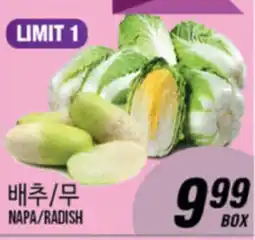 Joong Boo Market NAPA/RADISH offer