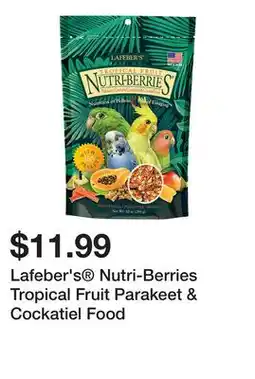 Petsmart Lafeber's Nutri-Berries Tropical Fruit Parakeet & Cockatiel Food offer