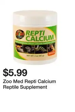 Petsmart Zoo Med Repti Calcium Reptile Supplement offer