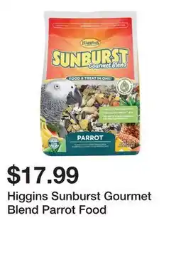 Petsmart Higgins Sunburst Gourmet Blend Parrot Food offer