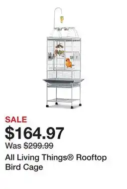 Petsmart All Living Things Rooftop Bird Cage offer