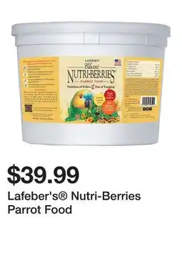 Petsmart Lafeber's Nutri-Berries Parrot Food offer