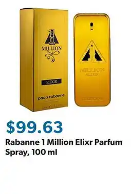 Sam's Club Rabanne 1 Million Elixr Parfum Spray offer