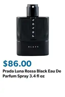 Sam's Club Prada Luna Rossa Black Eau De Parfum Spray 3.4 fl oz offer