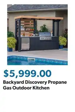 Sam's Club Backyard Discovery Propane Gas Outdoor Kitchen offer