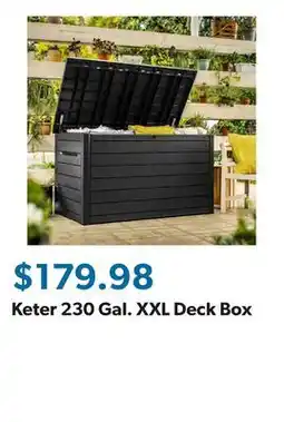 Sam's Club Keter 230 Gal. XXL Deck Box offer