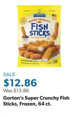 Sam's Club Gorton's Super Crunchy Fish Sticks, Frozen, 64 ct offer