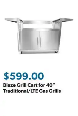 Sam's Club Blaze Grill Cart for 40 Traditional/LTE Gas Grills offer
