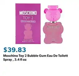 Sam's Club Moschino Toy 2 Bubble Gum Eau De Toilett Spray , 3.4 fl oz offer