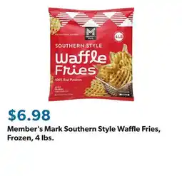 Sam's Club Member's Mark Southern Style Waffle Fries, Frozen, 4 lbs offer