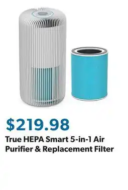 Sam's Club True HEPA Smart 5-in-1 Air Purifier & Replacement Filter offer