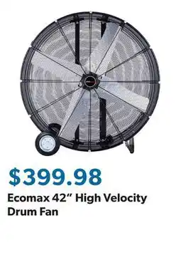 Sam's Club Ecomax 42 High Velocity Drum Fan offer