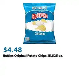 Sam's Club Ruffles Original Potato Chips,15.625 oz offer