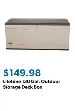 Sam's Club Lifetime 130 Gal. Outdoor Storage Deck Box offer