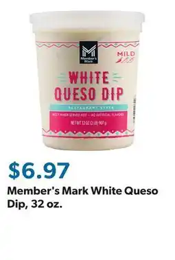 Sam's Club Member's Mark White Queso Dip, 32 oz offer
