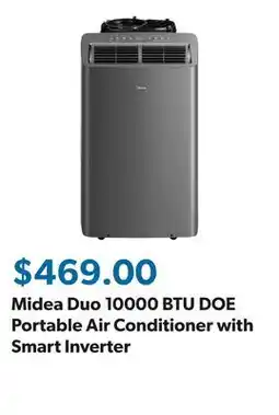 Sam's Club Midea Duo 10000 BTU DOE Portable Air Conditioner with Smart Inverter offer