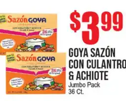 Extra Supermarket GOYA SAZÓN CON CULANTRO & ACHIOTE offer